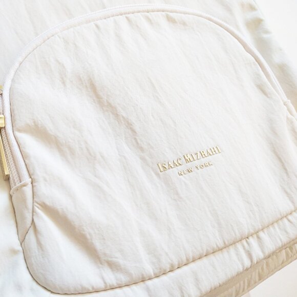 Issac Mizrahi NWT Cooler Stanely Viral TikTok Cream Expandable Backpack Bag NEW! - Picture 3 of 9